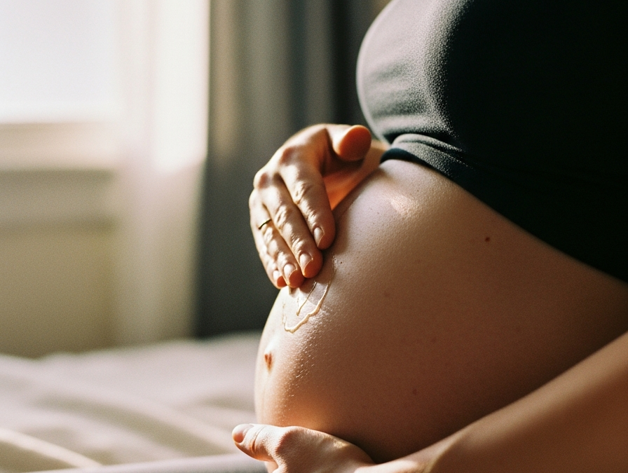 Selfcare-Ritual: Sanfte Pflege für deinen Babybauch mit Bio-Ölen